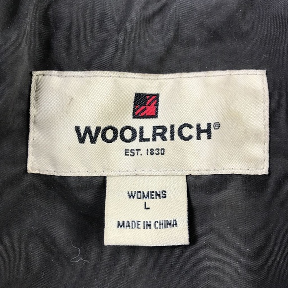 Woolrich Womens Jacket Brown Zip Up Lined Pocket L - Picture 8 of 8
